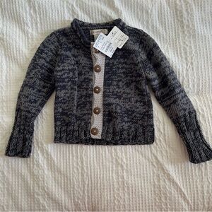 NWT 2H knits cardigan 6-12M